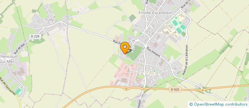localisation de l'entreprise SCI GREGOIRE LAURENT  FRIVILLE-ESCARBOTIN