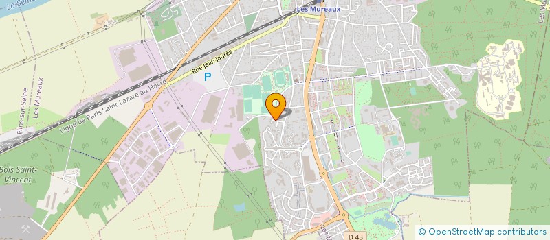 localisation de l'entreprise SCI GREGOIRE LECLOS à LES MUREAUX
