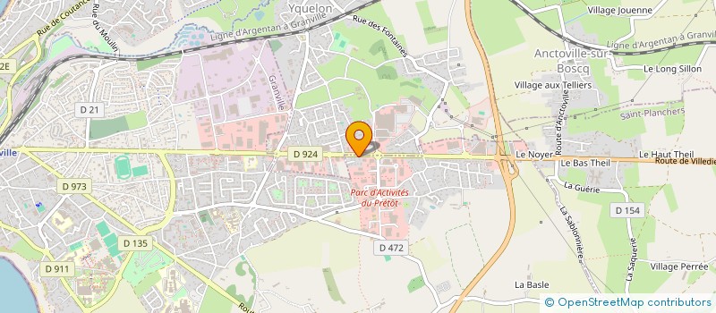 localisation de l'entreprise SCI GREGOLYNE à GRANVILLE