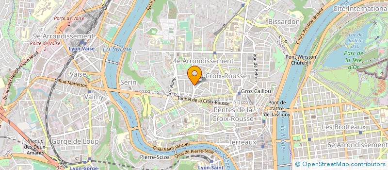 localisation de l'entreprise SCI GREGOR  LYON