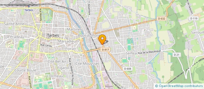 localisation de l'entreprise SCI GREGORIA  SEMEAC