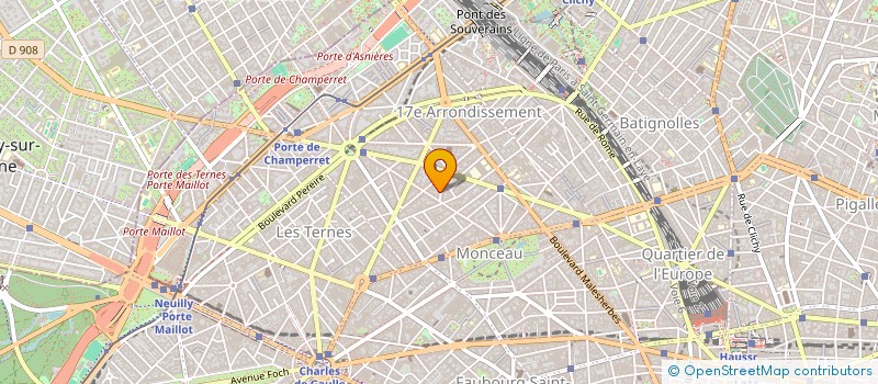 localisation de l'entreprise SCI GREGORIA  PARIS