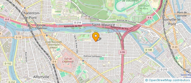 localisation de l'entreprise SCI GREGUEZ à MAISONS-ALFORT