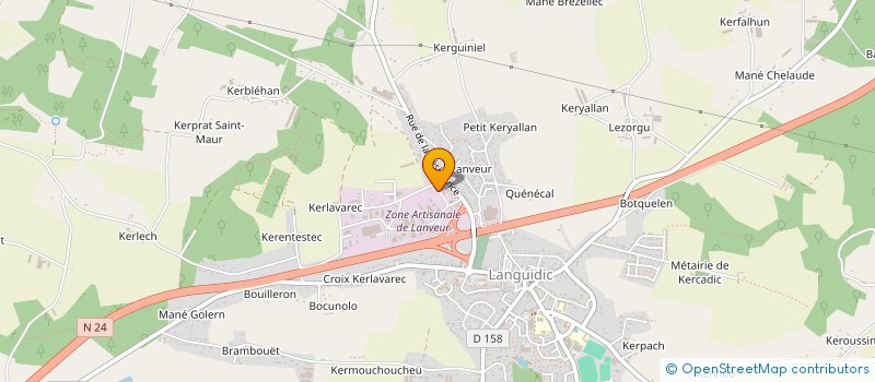 localisation de l'entreprise SCI GREIL  LANGUIDIC