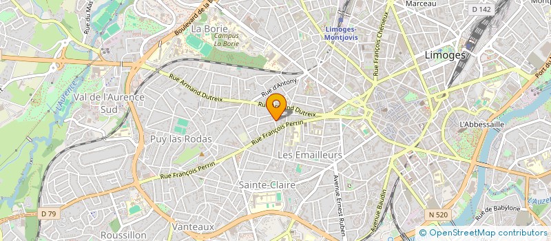 localisation de l'entreprise SCI GREKO IMMOBILIER  LIMOGES