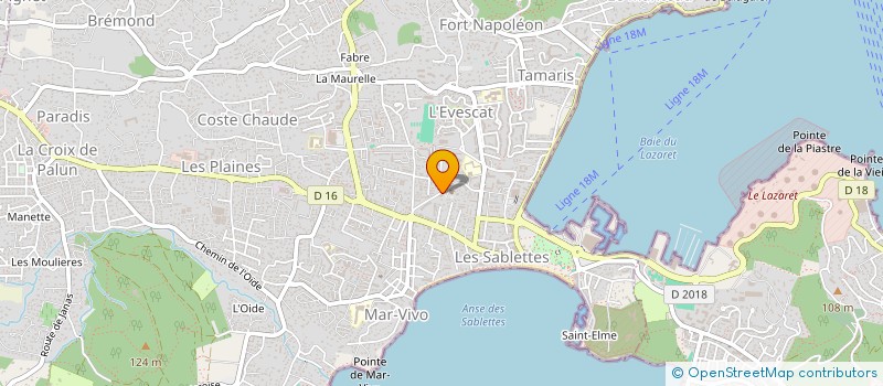localisation de l'entreprise SCI GRELIAN à LA SEYNE SUR MER