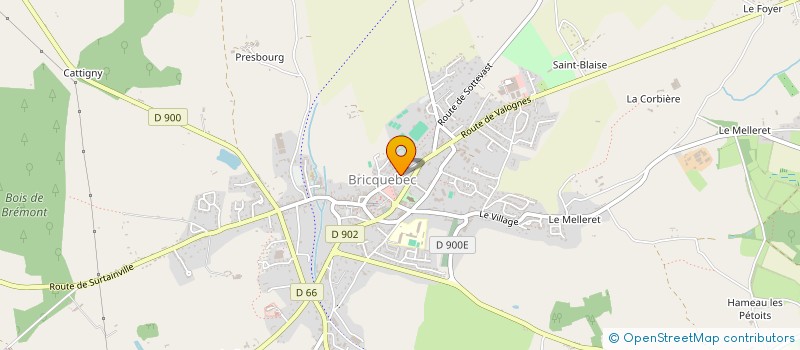localisation de l'entreprise SCI GRELIE à BRICQUEBEC-EN-COTENTIN