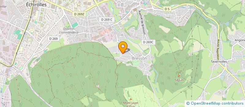 localisation de l'entreprise SCI GRELIPAR à BRESSON
