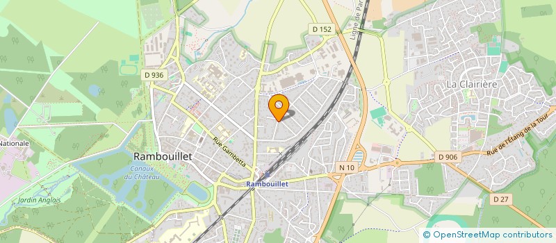 localisation de l'entreprise SCI GRELLOU  RAMBOUILLET