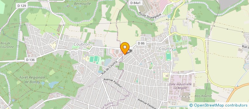 localisation de l'entreprise SCI GRELOG à COURTRY