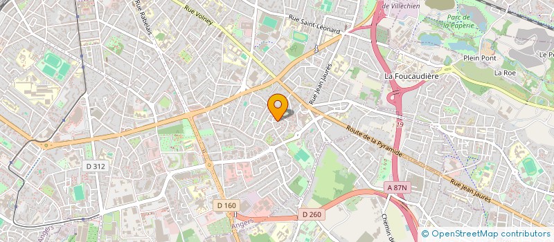 localisation de l'entreprise SCI GRELON à ANGERS