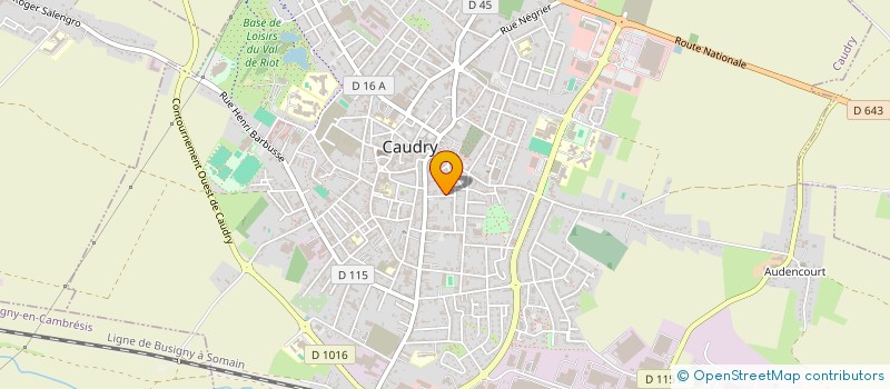 localisation de l'entreprise SCI GRELOT  CAUDRY