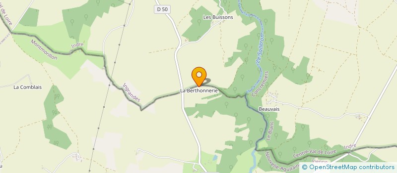 localisation de l'entreprise SCI GREMIAU STEPHANE  BETHINES