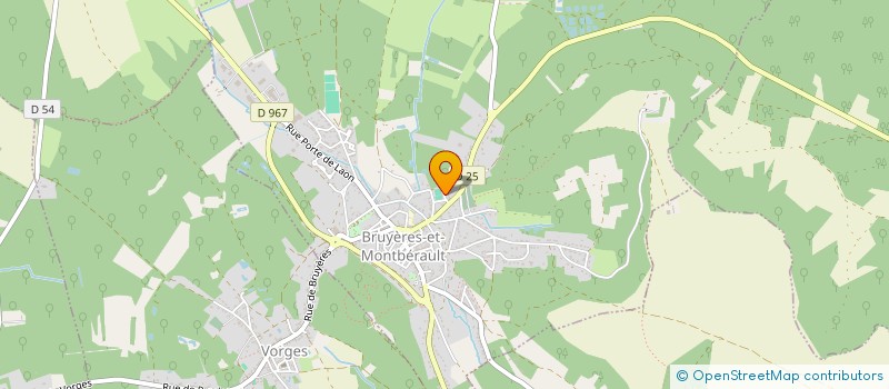 localisation de l'entreprise SCI GREMIAUX à BRUYERES-ET-MONTBERAULT