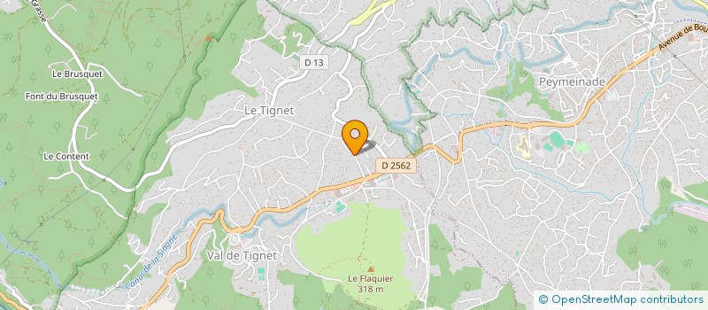 localisation de l'entreprise SCI GREMIDA à LE TIGNET