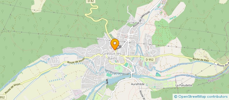 localisation de l'entreprise SCI GREMOISE  GREOUX-LES-BAINS