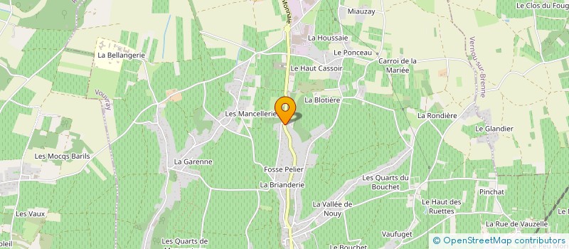 localisation de l'entreprise SCI GRENADINE à VOUVRAY