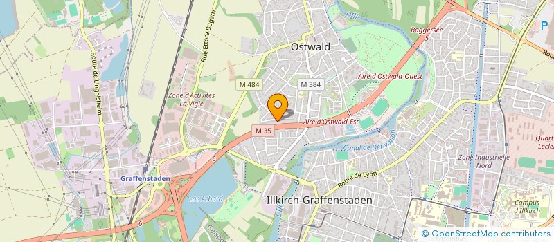 localisation de l'entreprise SCI GRENADINE  OSTWALD