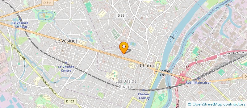 localisation de l'entreprise SCI GRENAT  CHATOU