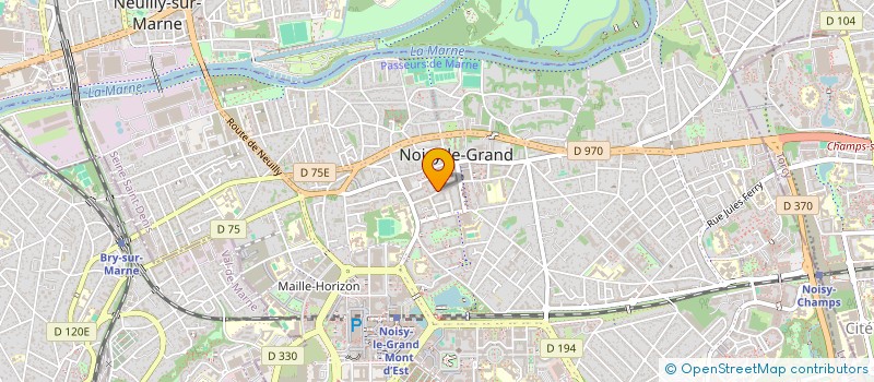 localisation de l'entreprise SCI GRENATY'S  NOISY-LE-GRAND