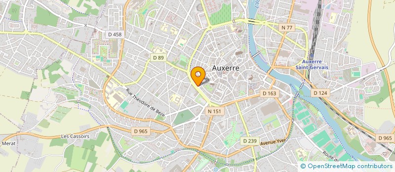 localisation de l'entreprise SCI GRENELLE 79 à AUXERRE