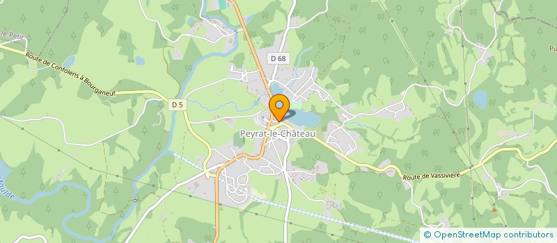 localisation de l'entreprise SCI GRENELLE 87  PEYRAT-LE-CHATEAU