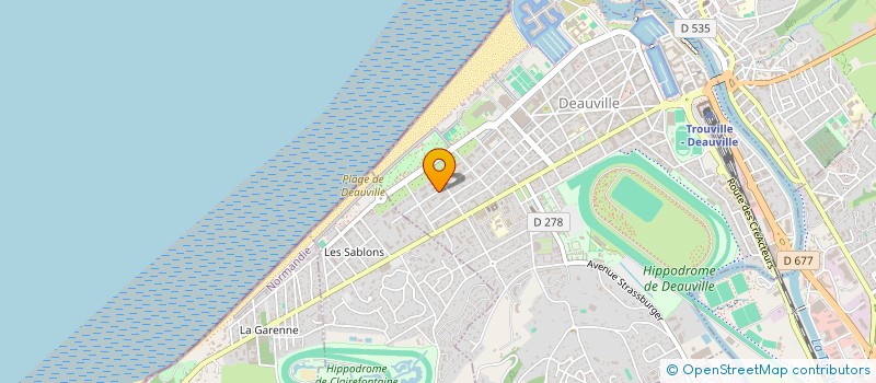 localisation de l'entreprise SCI GRENER à DEAUVILLE