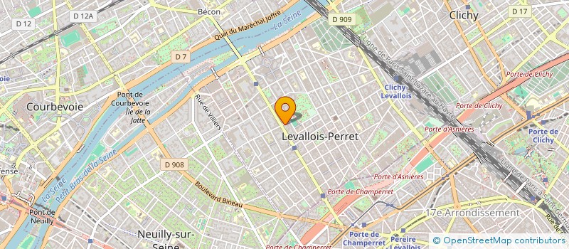 localisation de l'entreprise SCI GRENETA SAINT-DENIS à LEVALLOIS-PERRET