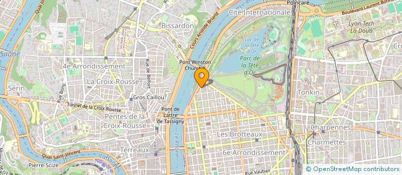 localisation de l'entreprise SCI GRENETTE IV  LYON