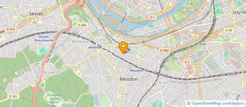 localisation de l'entreprise SCI GRENIER à MEUDON