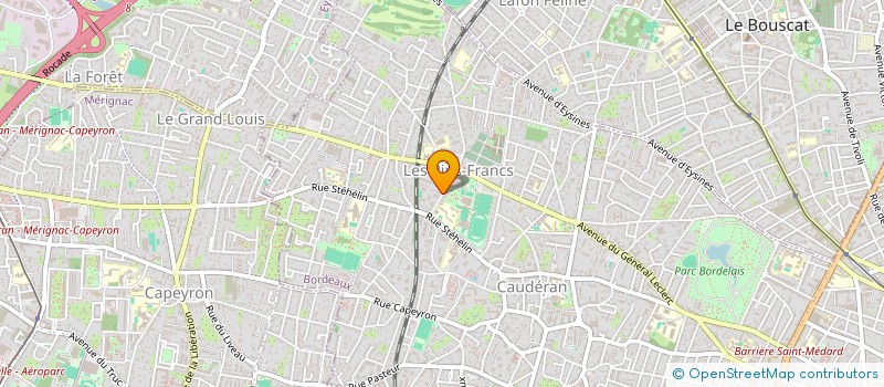 localisation de l'entreprise SCI GRENIER  BORDEAUX