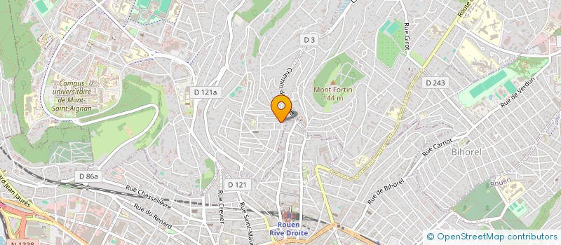 localisation de l'entreprise SCI GRENIER IMMOBILIER  MONT-SAINT-AIGNAN