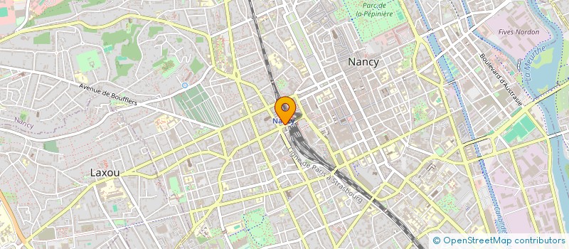 localisation de l'entreprise SCI GRENOBLE.COM  NANCY