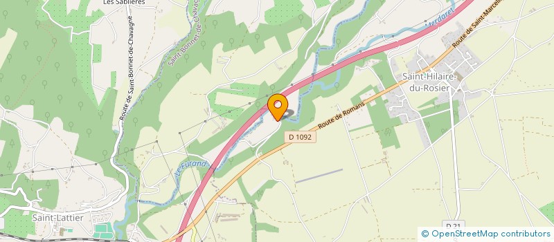 localisation de l'entreprise SCI GRENOBLE SAINT HILAIRE  SAINT-HILAIRE-DU-ROSIER