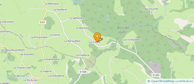 localisation de l'entreprise SCI GRENOUILLERE  NOUES DE SIENNE