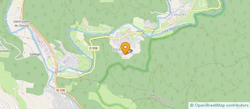 localisation de l'entreprise SCI GRENUS  FLORAC TROIS RIVIERES