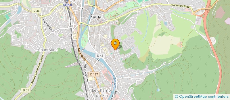 localisation de l'entreprise SCI GREPIGEME à EPINAL