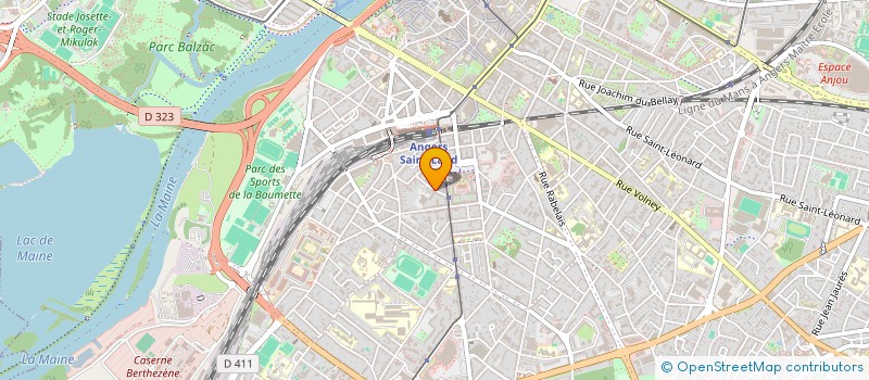 localisation de l'entreprise SCI GREQUIMO à ANGERS