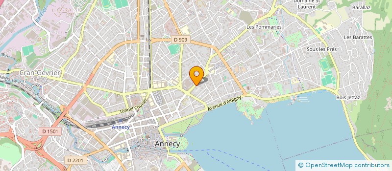 localisation de l'entreprise SCI GRESHAM à ANNECY