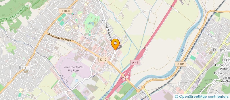 localisation de l'entreprise SCI GRESIVAUDAN DERMATOLOGIE  CROLLES