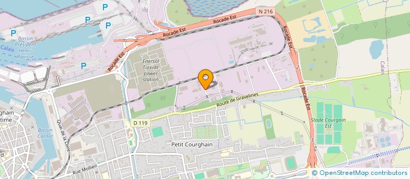 localisation de l'entreprise SCI GRESSIER EST  SANGATTE