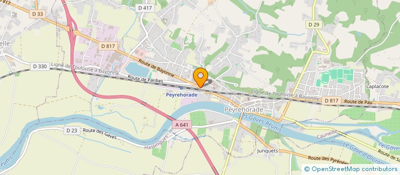 localisation de l'entreprise SCI GRESSOT  PEYREHORADE