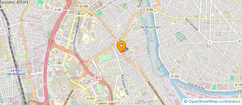 localisation de l'entreprise SCI GRETA à CRETEIL