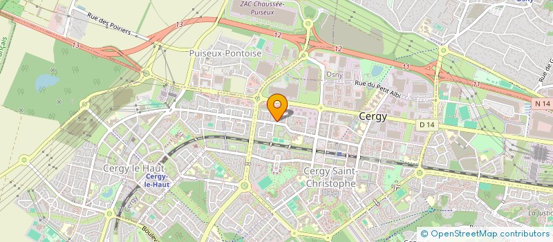 localisation de l'entreprise SCI GRETZ-CERGY  CERGY