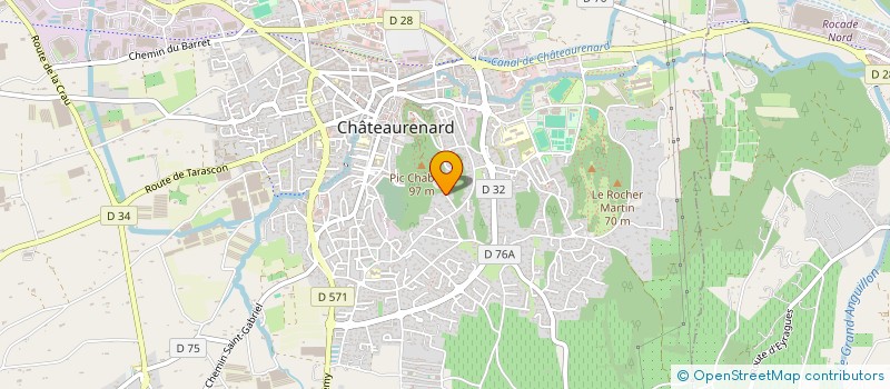 localisation de l'entreprise SCI GREUZOT à CHATEAURENARD