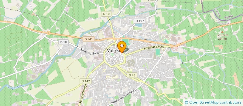 localisation de l'entreprise SCI GREVAN à VALREAS