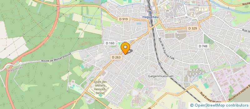 localisation de l'entreprise SCI GREWEY  HAGUENAU