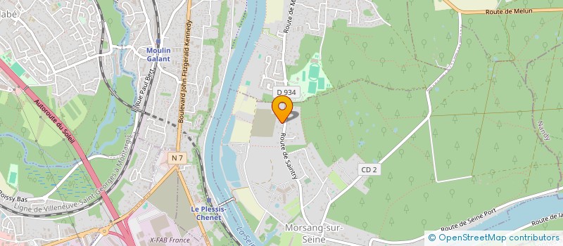 localisation de l'entreprise SCI GREYDON  MORSANG-SUR-SEINE