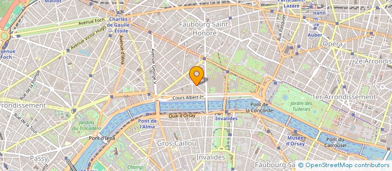 localisation de l'entreprise SCI GREYSTONES  PARIS