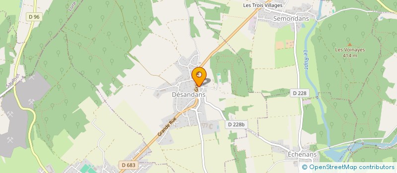 localisation de l'entreprise SCI GREZEL  SAULNOT